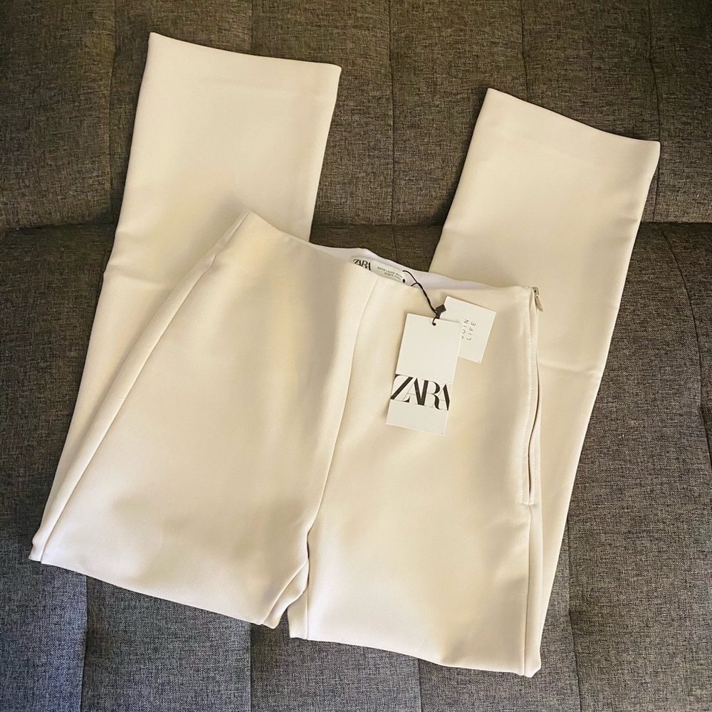 ZARA The Premium Cropped Flared Stretchy Pants - size S [LAST ONE]
